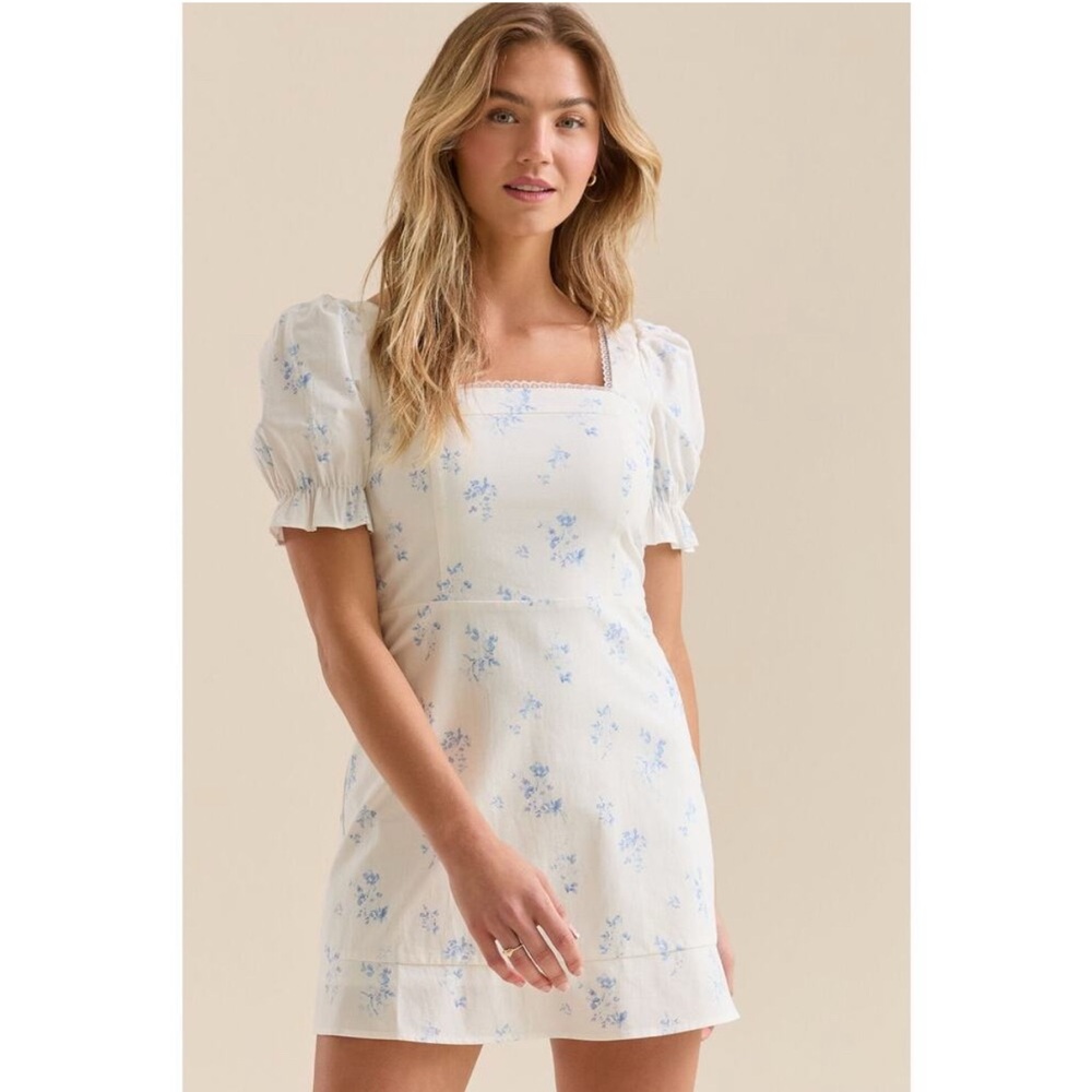 Altar'd State Lucia Floral Mini Dress